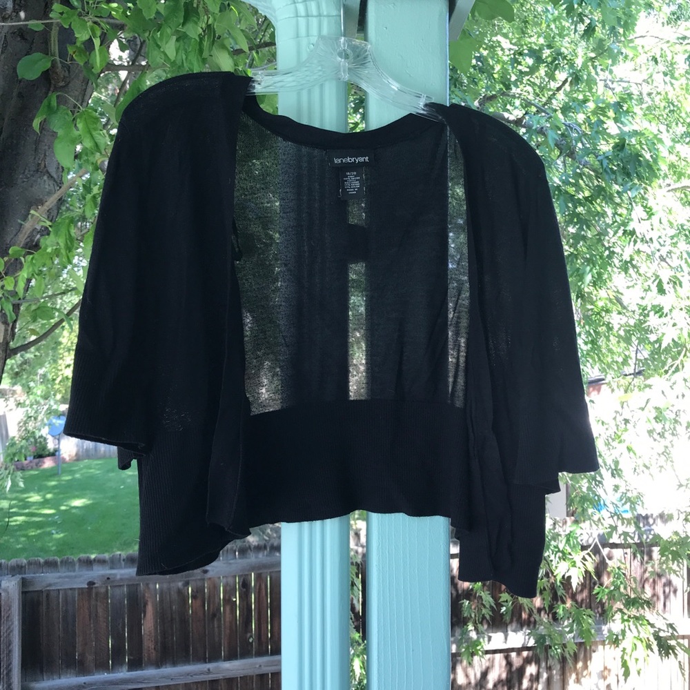 Black shrug jacket